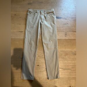 MENS Lululemon tan pants size 28